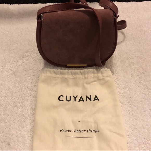 cuyana mini saddle bag